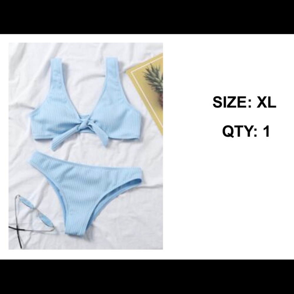 XL BLUE SHEIN BIKINI - NWT
